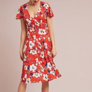 Regents Floral Midi Dress by London Rose Sz L